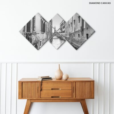 Venetian Serenade Black and White Charms of Rio de la Plate's Canal Architecture