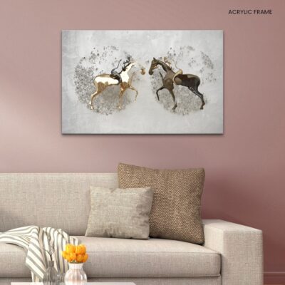 Dynamic Equine Equestrian Scene Horseback Riders in Stunning 3D