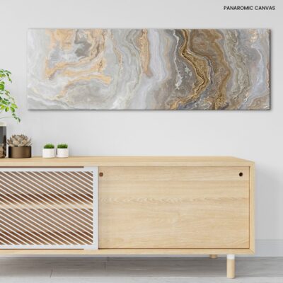 Whispers of Opulence Ethereal White Marble with Intricate Gray and Gold Veins