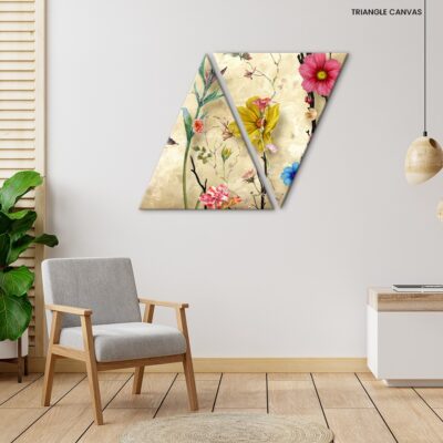 Vibrant Blooms A Springtime Symphony of Colorful Abstract Flowers