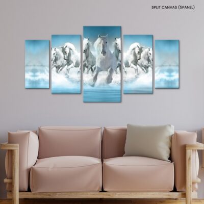 Vastu Harmony The Seven Horses Painting in Accordance