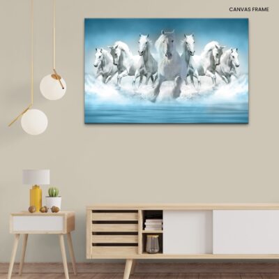 Vastu Harmony The Seven Horses Painting in Accordance