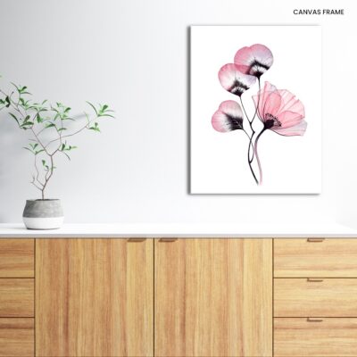Vintage Charm Hand-Painted Botanical Art featuring a Bold Purple Rose Bouquet